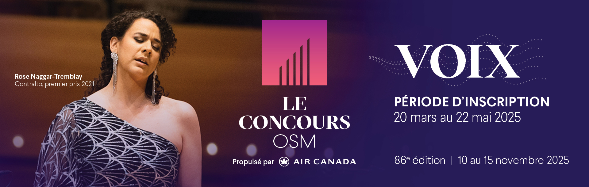 Concours OSM 2025, édition voix